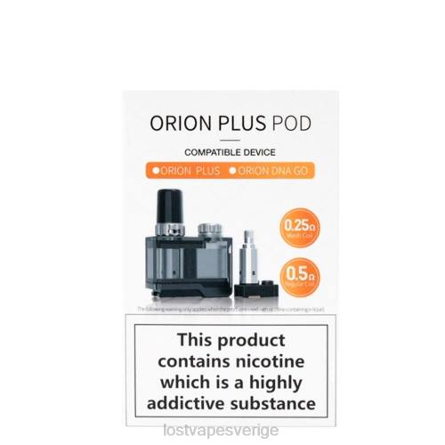 Lost Vape Wholesale - Lost Vape Orion plus dna pod patron pack | innehåller 2 spolar FFV2407 regelbunden