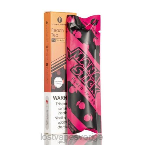 Lost Vape Contact Sverige - Lost Vape Mana engångssticka | 300 bloss | 1,2 ml FFV2525 persika te 5%