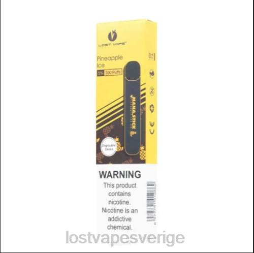 Lost Vape Flavors Sverige - Lost Vape Mana engångssticka | 300 bloss | 1,2 ml FFV2526 ananas is 5%