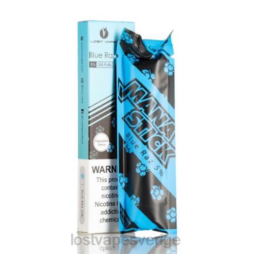 Lost Vape Near Me - Lost Vape Mana engångssticka | 300 bloss | 1,2 ml FFV2519 blå raz 5%