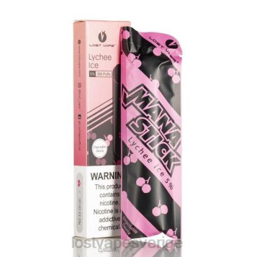 Lost Vape Stockholm - Lost Vape Mana engångssticka | 300 bloss | 1,2 ml FFV2522 litchiis 5%