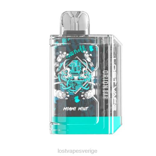Lost Vape Customer Service - Lost Vape Orion engångsbar | 7500 puff | 18ml | 50 mg FFV284 miami mynta