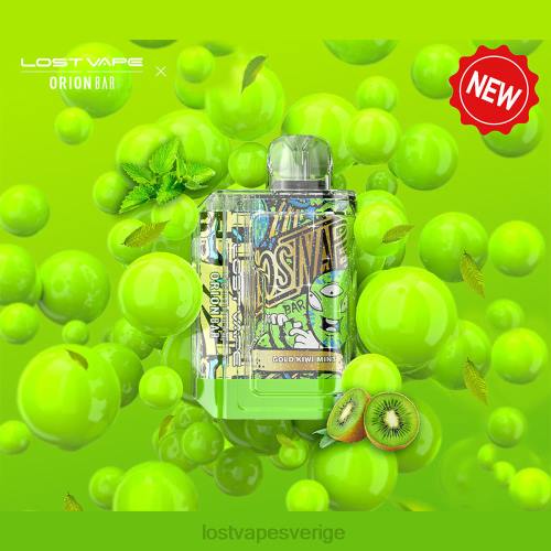 Lost Vape Near Me - Lost Vape Orion engångsbar | 7500 puff | 18ml | 50 mg FFV289 guld kiwi mynta
