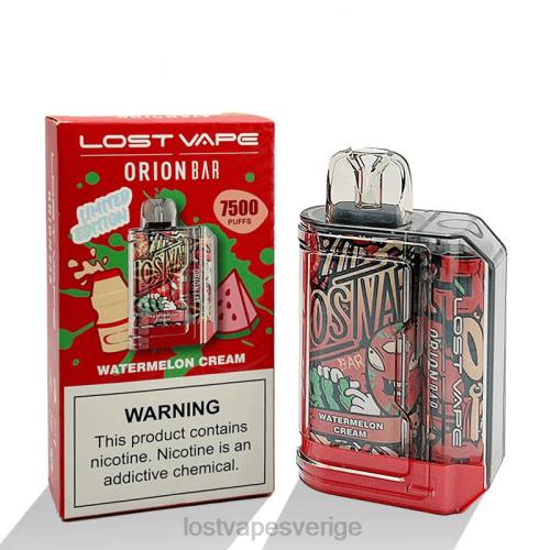 Lost Vape Near Me - Lost Vape Orion engångsbar | 7500 puff | 18ml | 50 mg FFV299 vattenmelon grädde