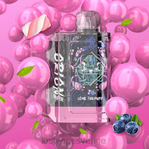 Lost Vape Review Sverige - Lost Vape Orion engångsbar | 7500 puff | 18ml | 50 mg FFV278 blå sockervadd