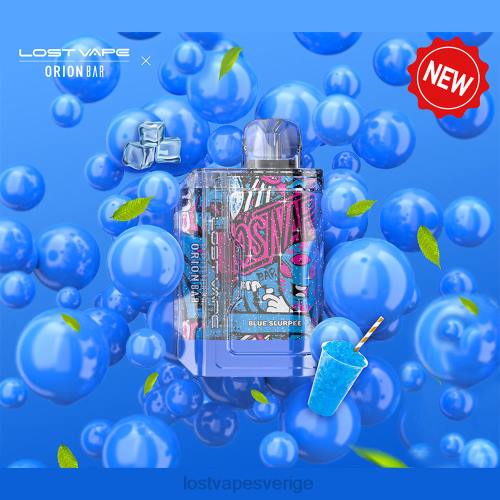 Lost Vape Review Sverige - Lost Vape Orion engångsbar | 7500 puff | 18ml | 50 mg FFV288 blå slurpee