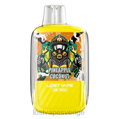 Lost Vape Customer Service - Lost Vape Orion ob5500 5500 puffar 14ml 50mg engångs FFV2104 ananas kokos