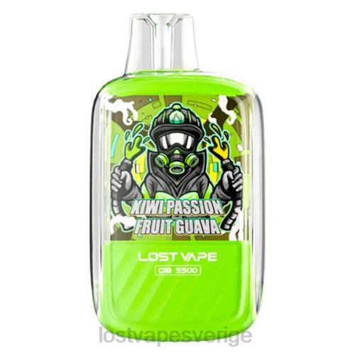 Lost Vape Pods Near Me - Lost Vape Orion ob5500 5500 puffar 14ml 50mg engångs FFV2103 kiwi passionsfrukt guava