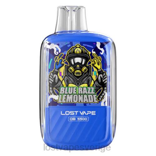 Lost Vape Stockholm - Lost Vape Orion ob5500 5500 puffar 14ml 50mg engångs FFV22 blå razz lemonad