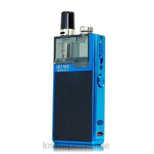 Lost Vape Contact Sverige - Lost Vape Quest orion q pod enhet komplett kit FFV2465 blå/svart väv