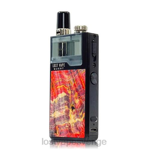 Lost Vape Customer Service - Lost Vape Quest orion q pod enhet komplett kit FFV2474 svart/röd stabwood
