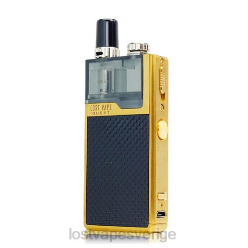 Lost Vape Flavors Sverige - Lost Vape Quest orion q pod enhet komplett kit FFV2466 guld/svart väv