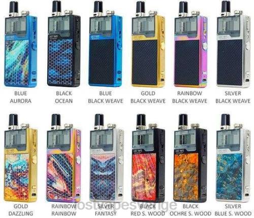 Lost Vape Review Sverige - Lost Vape Quest orion q pod enhet komplett kit FFV2478 svart/resa stabwood