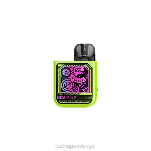 Lost Vape Flavors Sverige - Lost Vape URSA Baby 2 kit | podsystem FFV2356 pop green/time gear