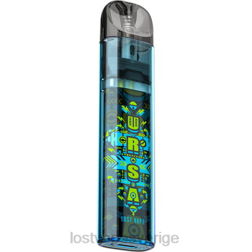 Lost Vape Review Sverige - Lost Vape URSA Nano konst pod kit FFV2258 aqua blue x pachinko art