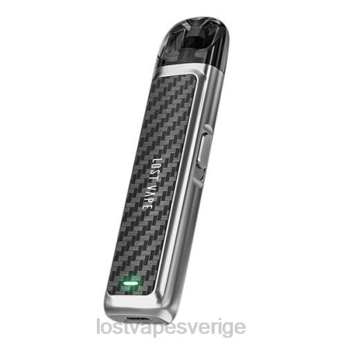 Lost Vape Flavors Sverige - Lost Vape URSA pod kit | 800 mah FFV2226 silver kolfiber