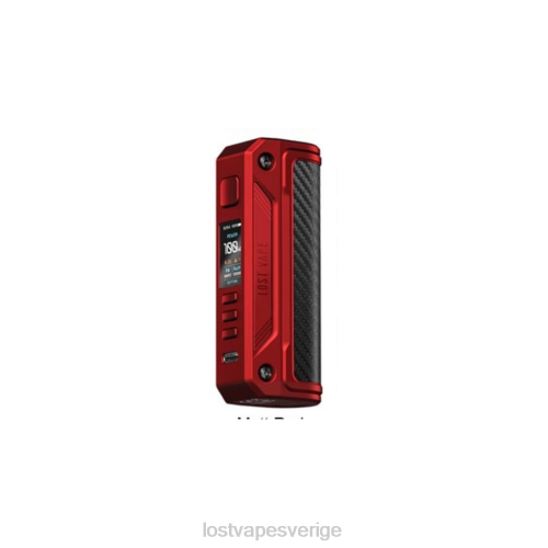 Lost Vape Pods Near Me - Lost Vape Thelema solo 100w mod FFV2253 matt röd/kolfiber