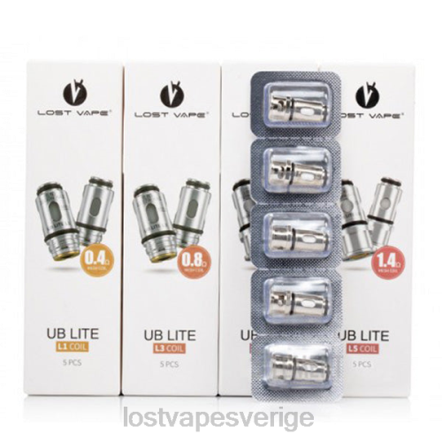 Lost Vape Contact Sverige - Lost Vape UB lite spolar (5-pack) FFV25 l1 0,4 ohm