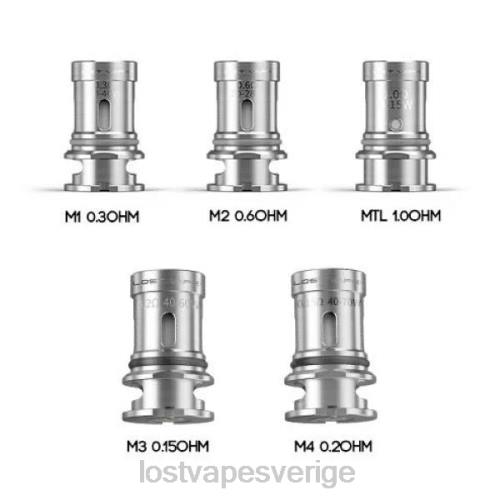 Lost Vape Contact Sverige - Lost Vape Ultra boostspolar (5-pack) FFV2345 m4 0,2 ohm
