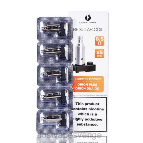 Lost Vape Flavors Sverige - Lost Vape Orion plus dna-ersättningsspolar (5-pack) FFV2326 0,5 ohm