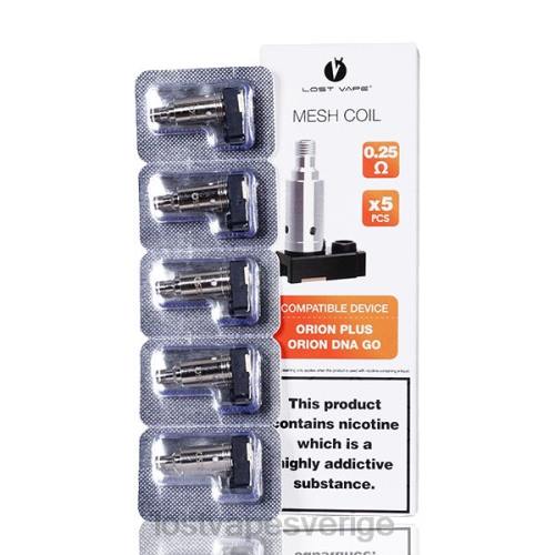Lost Vape Flavors Sverige - Lost Vape Orion plus dna-ersättningsspolar (5-pack) FFV236 0,25 ohm