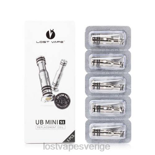 Lost Vape Review Sverige - Lost Vape UB mini ersättningsspolar (5-pack) FFV28 0,8 ohm